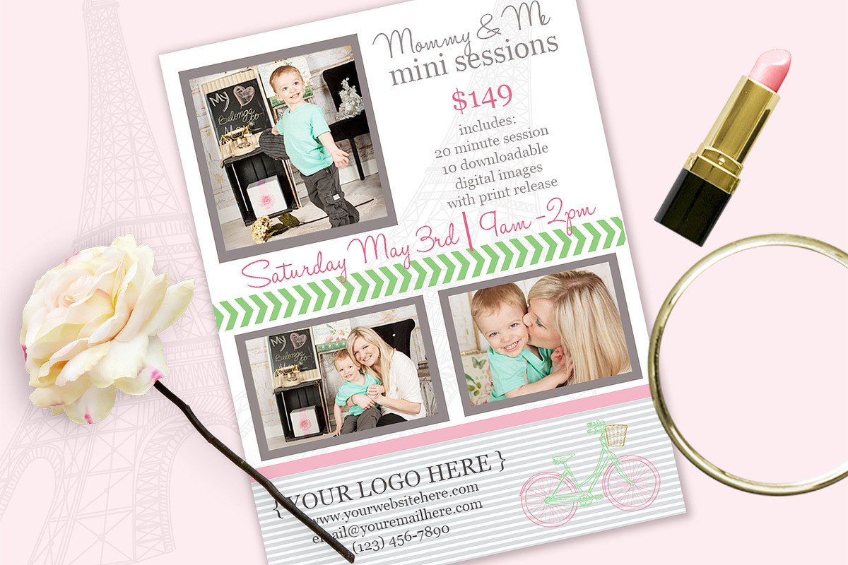 French Mothers Day Mini Session, an Email Template by Jennifer Caminiti