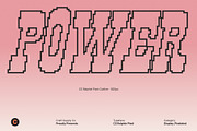 CS Ralphie Pixel, a Slab Serif Font by Craft Supply Co. (Thumbnail 6 of 8)