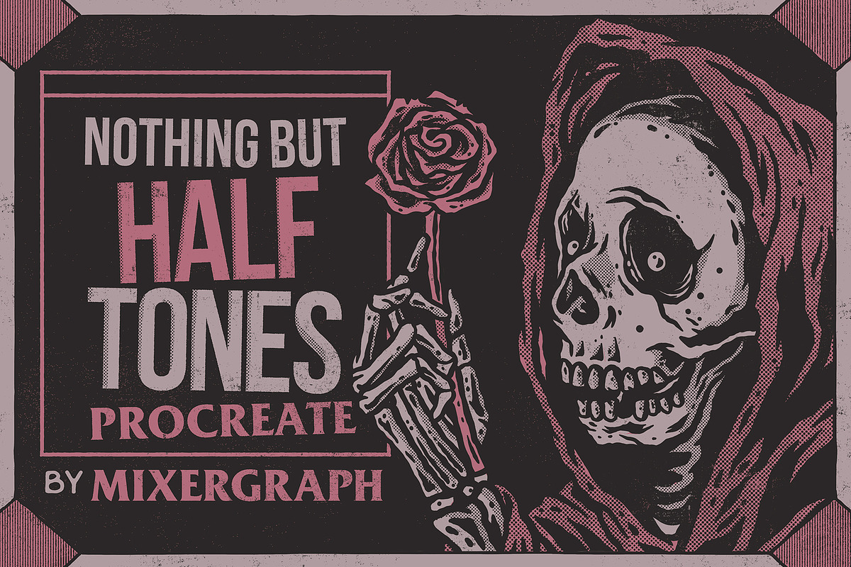 Nothing but Halftones for Procreate