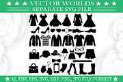 Clothes Svg, Dress Svg, an Object Graphic by VectorWorlds (Thumbnail 3 of 3)