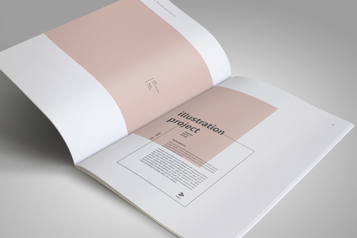 Graphic Design Portfolio Template, a Brochure Template by adekfotografia (Photo 21 of 29)