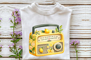 Cute Retro Summer Clipart, an Illustration by Rose Art (Thumbnail 5 of 9)