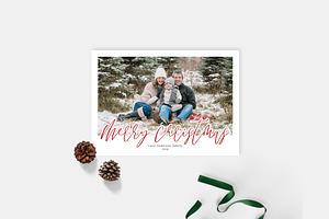 Christmas Card Template CD116