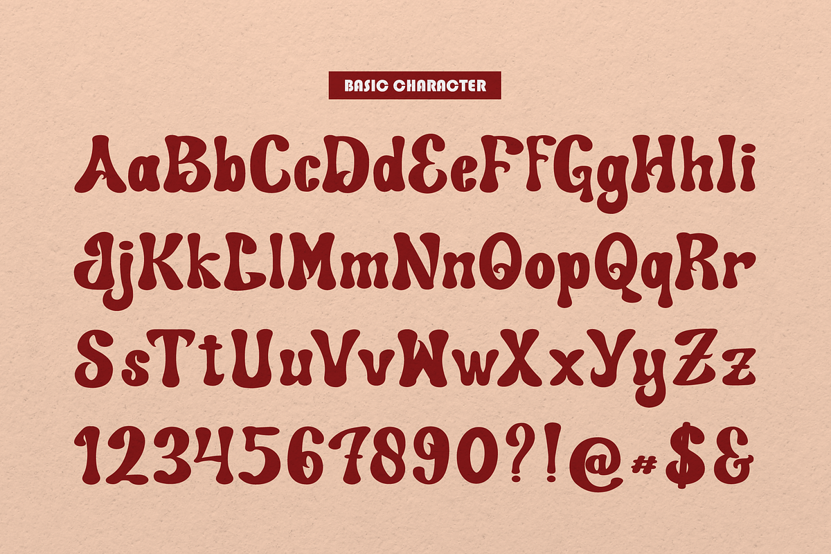 Sustacy | Retro Bold Typeface, a Handwritten Font by gracetype_studio (Photo 10 of 12)