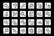 Real Estate Icons, an Outline Icon by Brickclay (Thumbnail 6 of 9)