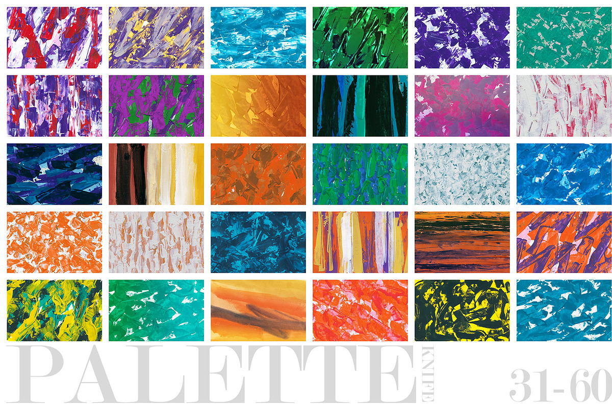 Palette Knife Acrylic Textures 2, a Texture Graphic by ArtistMef (Photo 5 of 12)