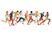 Sports vector illustrations set, a Person Illustration by LisaKolbasa (Thumbnail 10 of 19)