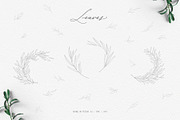 Olive leaves. Laurel frame & wreath, a Decorative Illustration by Summer Nightingale Art (Thumbnail 8 of 15)