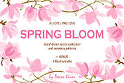 Spring Bloom, a Decorative Illustration by Decor Lines (Thumbnail 1 of 12)