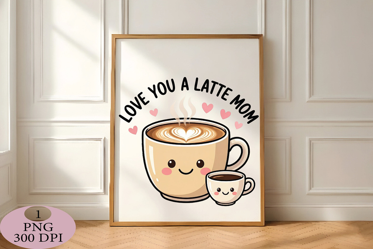 Funny Mama Mother's Day Mom Pun Latt, an Illustration by Daily.Designs (Photo 5 of 5)