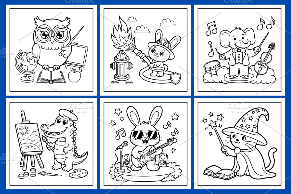 78 Easy Animal in Costumes Book, an Animal Illustration by Coco Bloom (Photo 9 of 10)