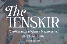 Tenskir - Serif Font