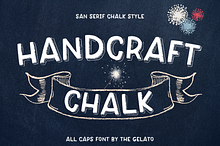 Handcraft Chalk: Chalk Display Font