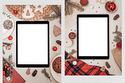 IPad Pro Christmas Photo Mockups, a Print Template by Letter Elfa Studio (Thumbnail 8 of 10)