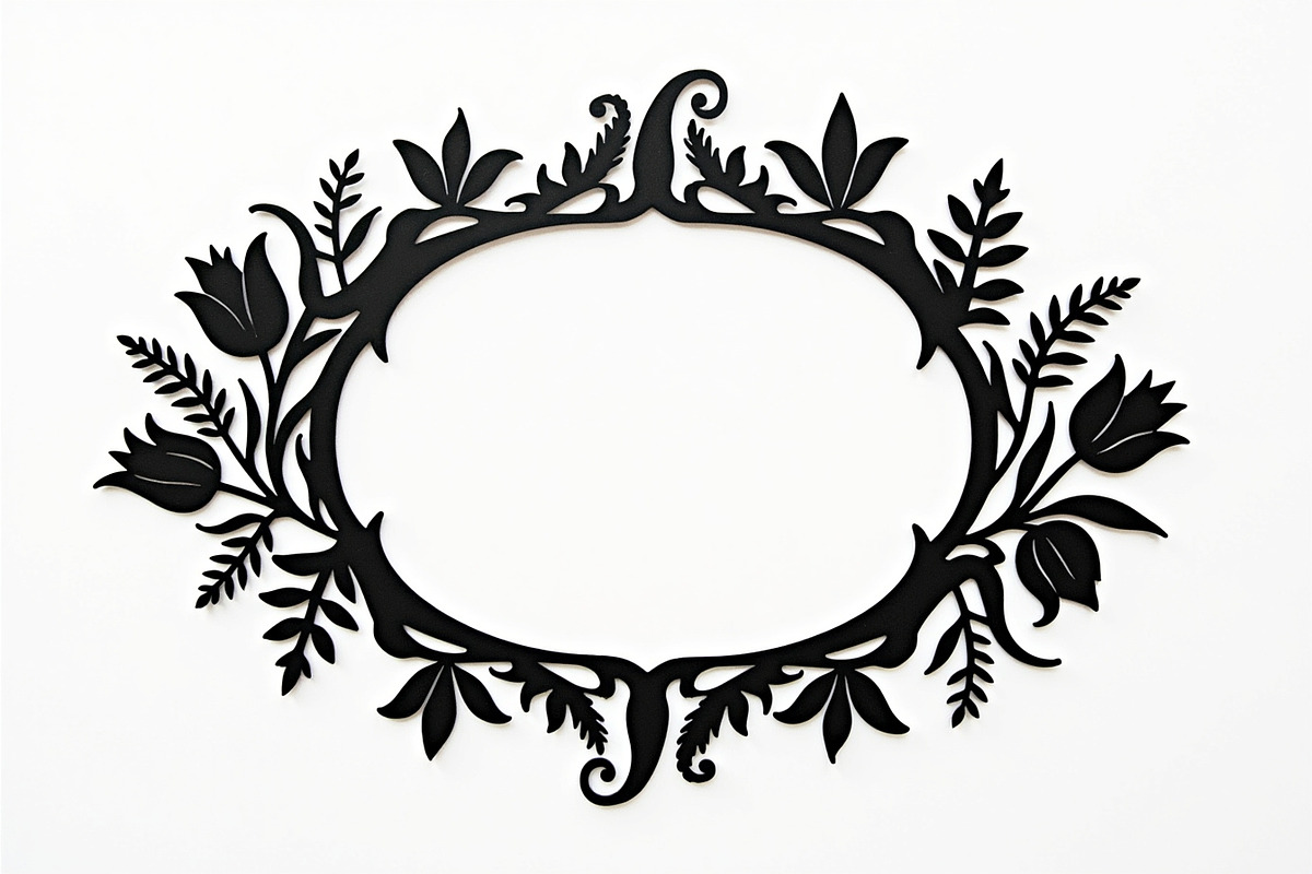 Intricate Silhouette Frame Pack, an Illustration by Creativeshirt (Photo 4 of 9)