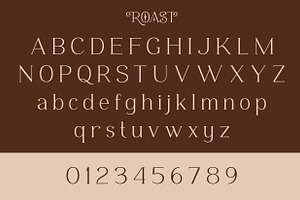 ROAST - Decorative Display Serif