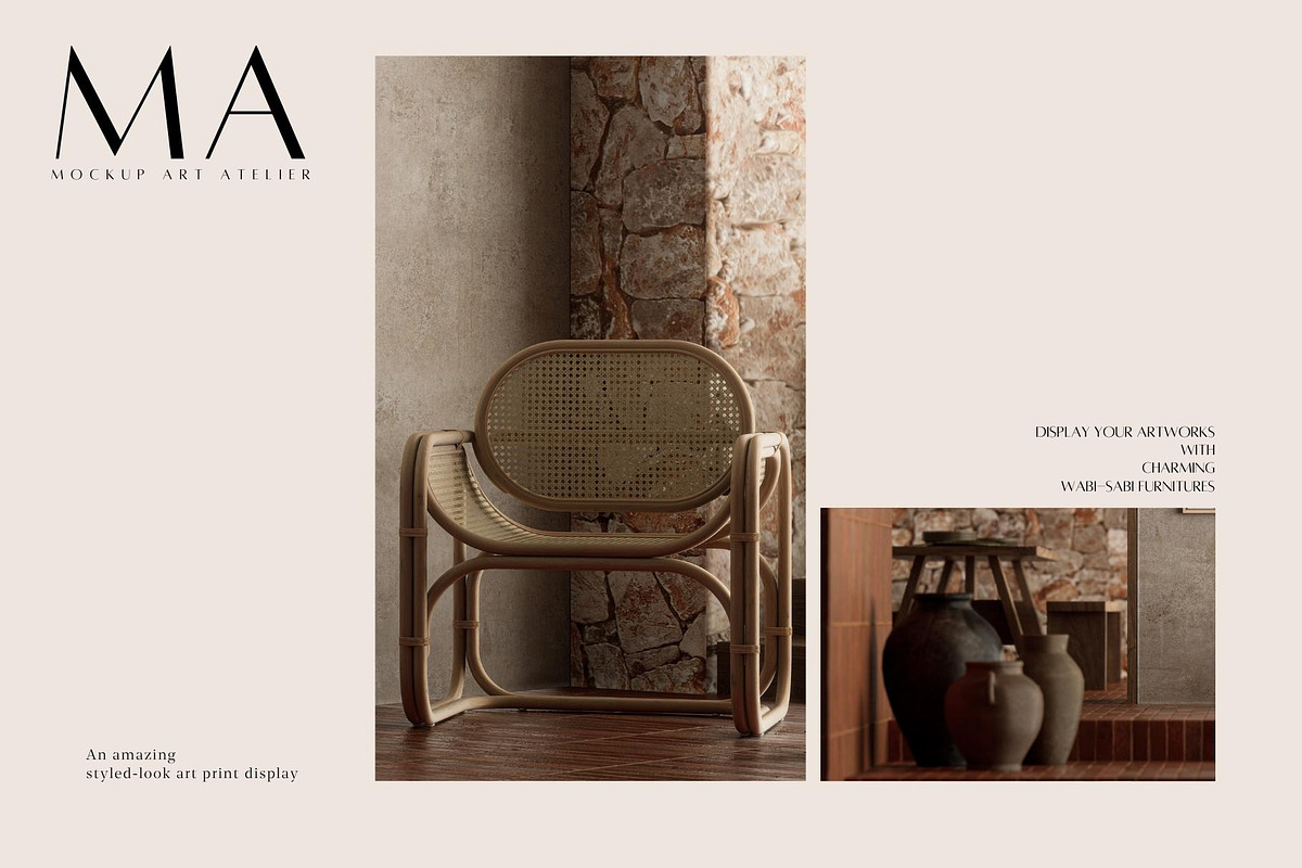 Japandi Frame Mockup Bundle, a Household Mockup by Mockup Art Atelier (Photo 7 of 21)