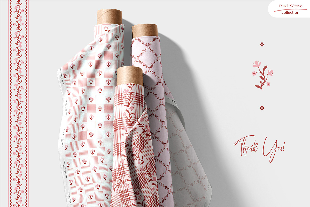 Petal Weave - Seamless Patterns, a Pattern Graphic by InaCorart (Photo 9 of 9)