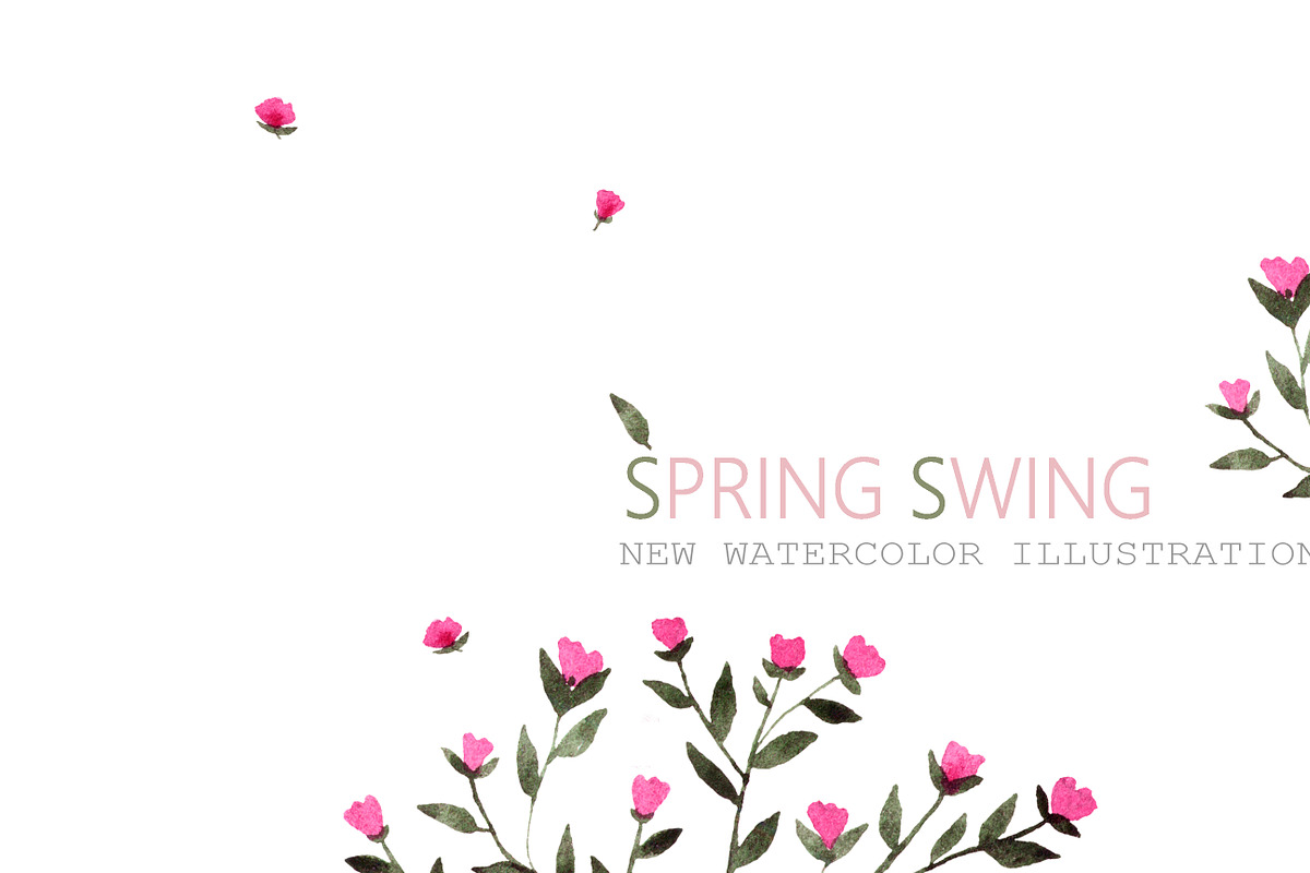 Spring swing, an Illustration by Knysh Ksenya (Photo 4 of 5)