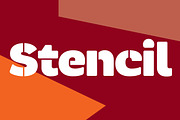 Monty Stencil, a Sans Serif Font by Jan-Christian Bruun (Thumbnail 12 of 14)