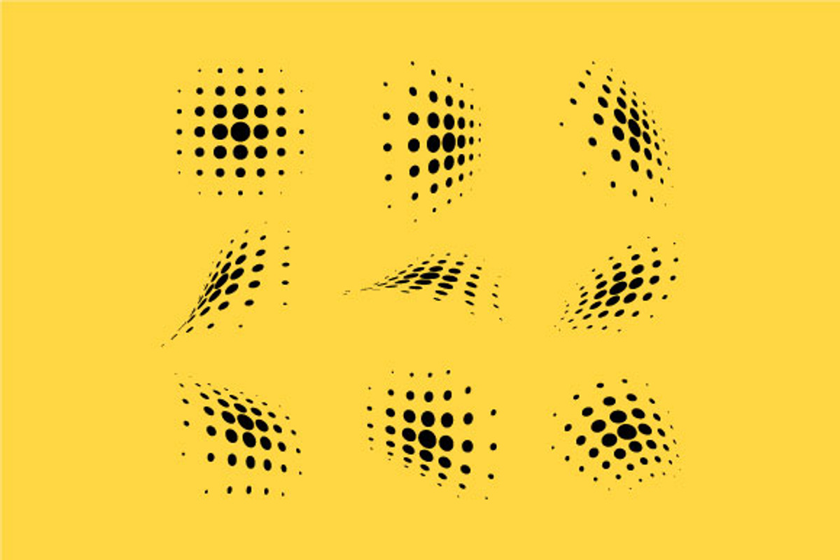 Creative waves halftone, a Texture Graphic by Ruliz (Photo 2 of 2)