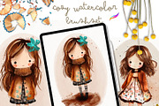 87 COZY PROCREATE WATERCOLOR BRUSHES, a Brush Add-On by Warm Cozy Cottage (Thumbnail 3 of 13)