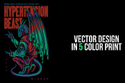 Hyper Beast Mutant Illustration, a Work Illustration by badsyxn (Thumbnail 2 of 5)