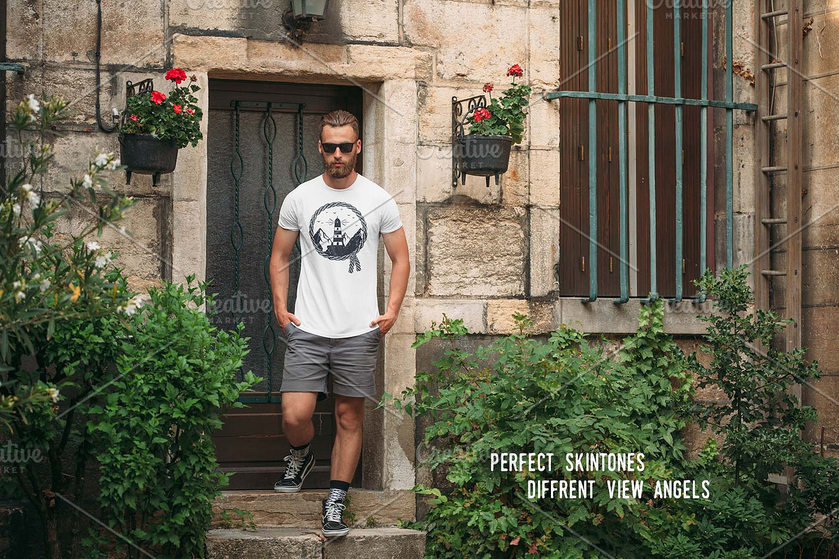 T-Shirt Mockup pack / Urban Edition, a Shirt Mockup by Arfis (Photo 18 of 28)