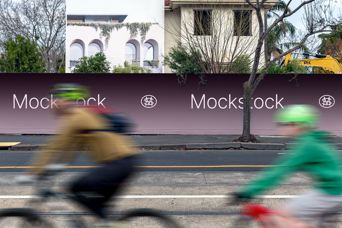 Property Hoarding Billboard Mockup, an Advertising Mockup by mockstock (Photo 1 of 2)