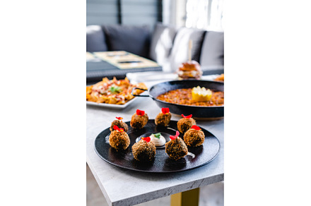 Delicious lunch served in cafe, a Food & Drink Photo by Daniel Megias