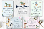 Watercolor Baby Toys & Alphabet, an Object Graphic by Ana-Sakuta (Thumbnail 9 of 21)