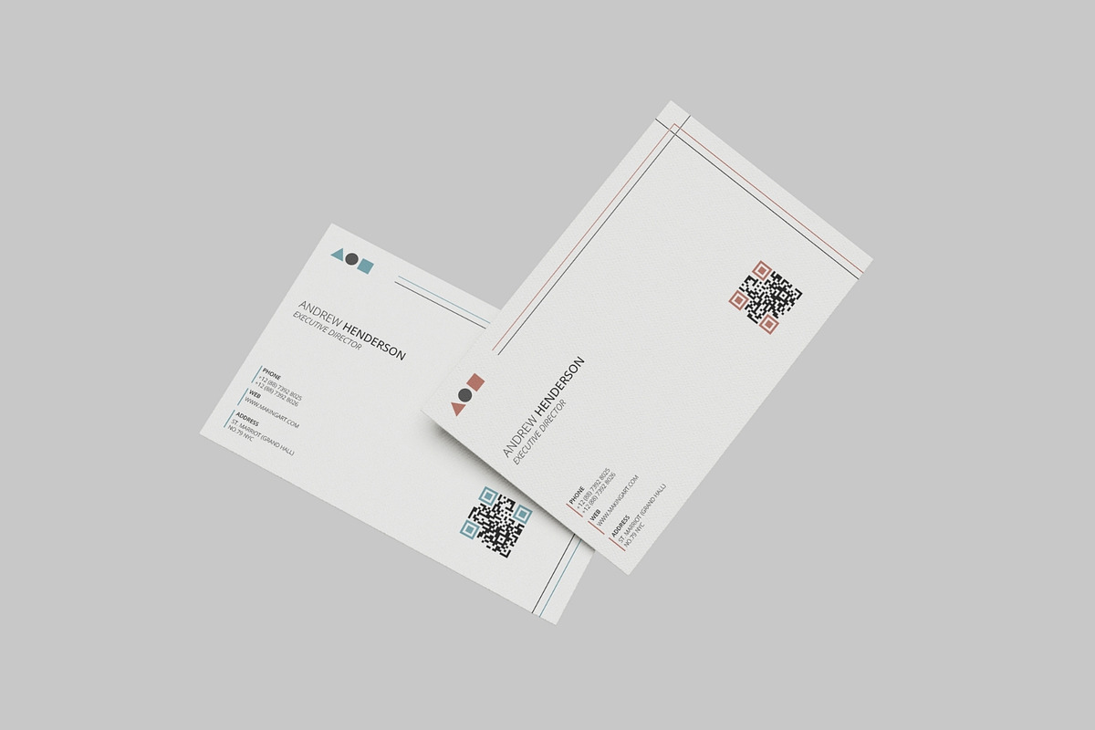 Realistic Business Card Mockup PSD, an Advertising Mockup by MA-KING_ART (Photo 2 of 5)