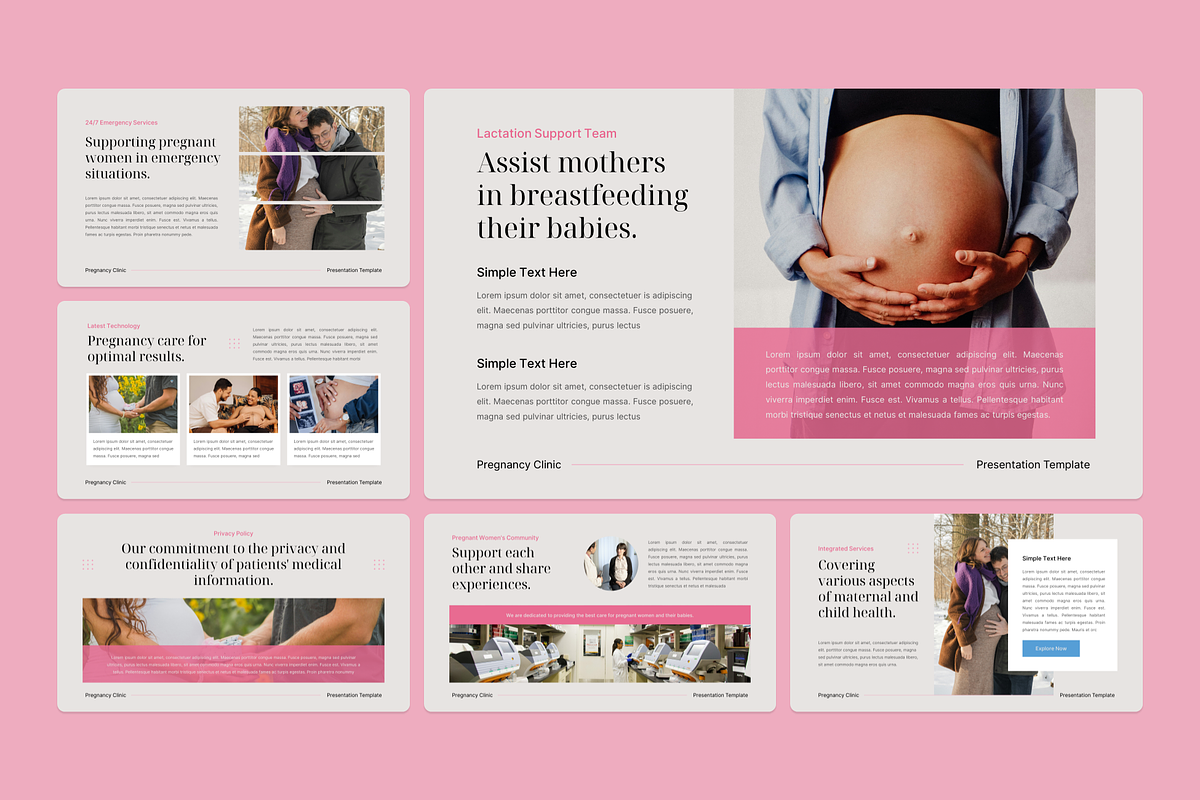 Pregnancy Clinic Google Slide, a Presentation Template by YossyOneStd (Photo 4 of 6)