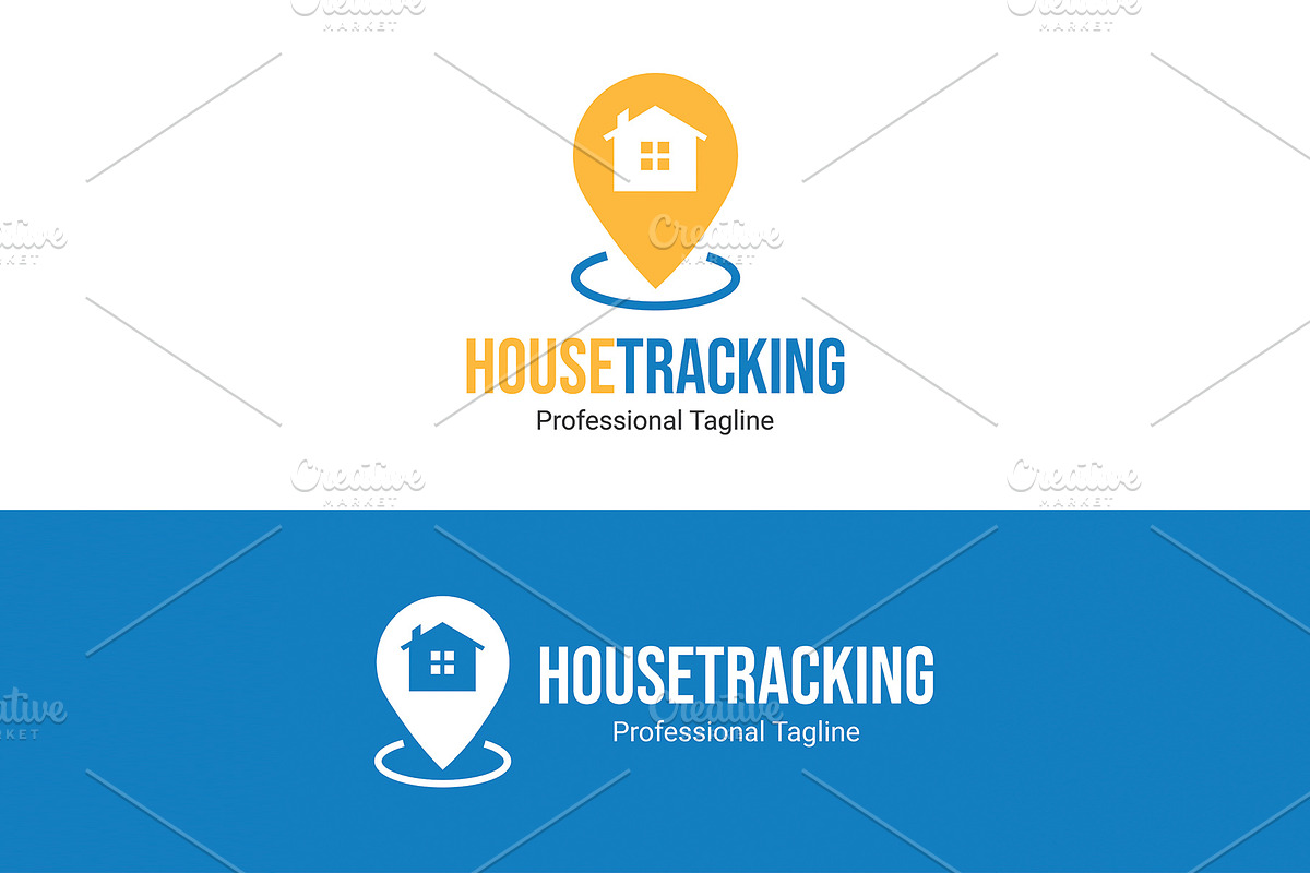Home Location traction logo design, a Branding & Logo Template by Walldecorated