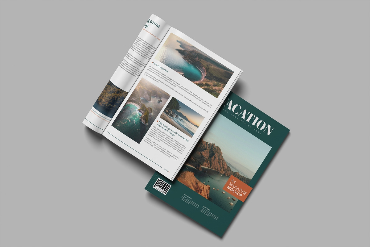 Realistic Magazine Mockup PSD, a Books & Magazine Mockup by MA-KING_ART (Photo 5 of 5)