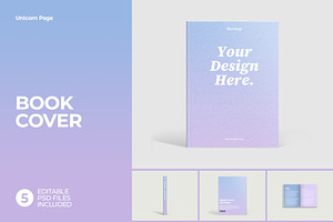 UP Book Cover Mockup UnicornPage