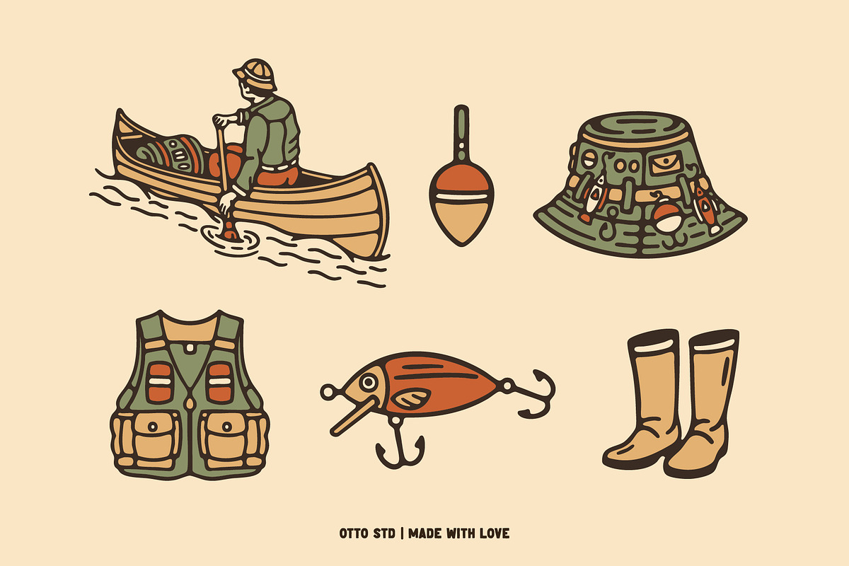 Fishing Illustration, an Illustration by Otto.std (Photo 5 of 7)