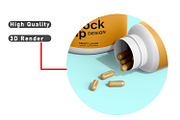 Supplement Bottle Mockup Bundle, a Packaging Mockup by pixelmock (Thumbnail 11 of 35)