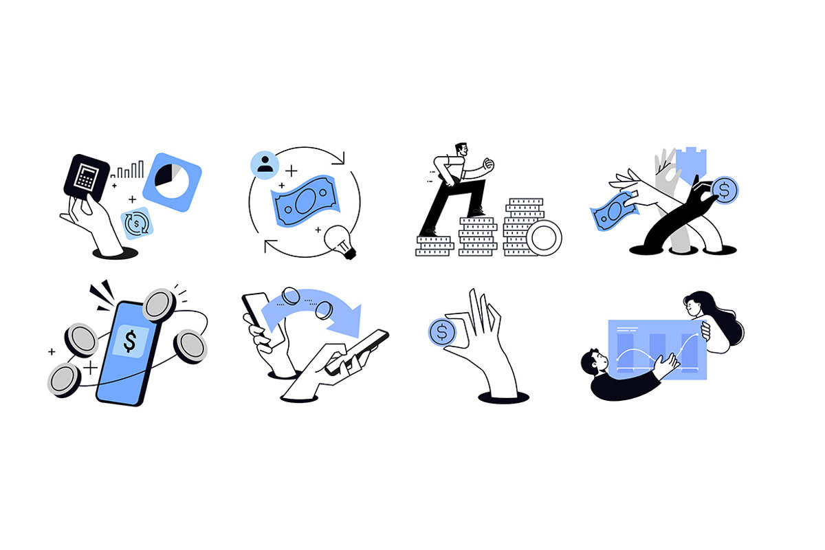 People and finance, a Finance Illustration by PureSolution (Photo 4 of 6)