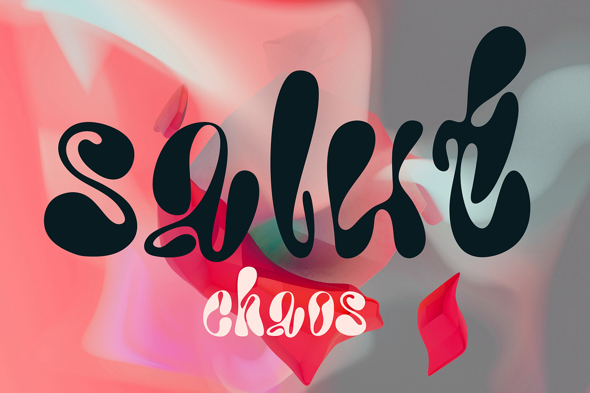 Gloopie Abstract Handwritten Font, a Handwritten Font by Struvictory.art (Photo 8 of 8)