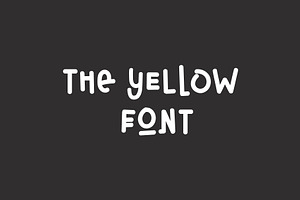 The Yellow Font