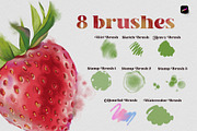 Watercolor brush Kit for Procreate, a Brush Add-On by Marge Art (Thumbnail 2 of 4)