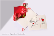 Rextions / an elegant font, a Script Font by Java pep (Thumbnail 4 of 15)