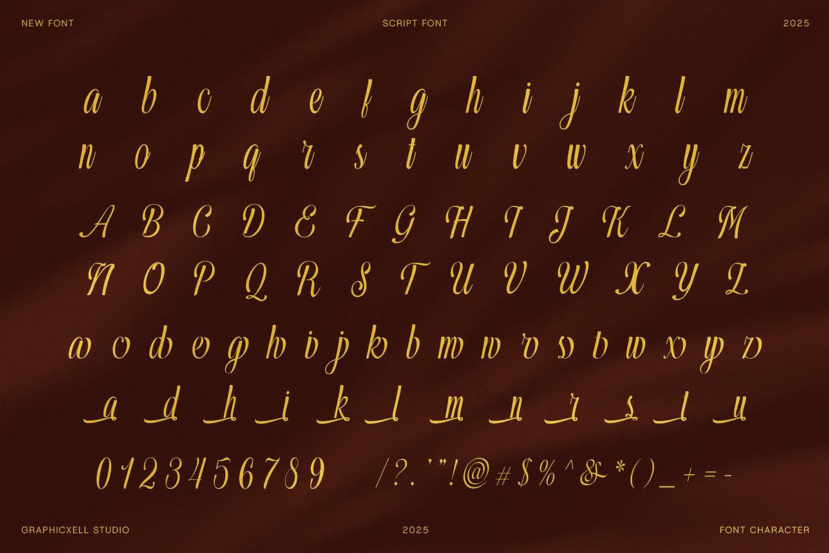 Maryllis Modern Elegant Script Font, a Script Font by Graphicxell (Photo 8 of 8)