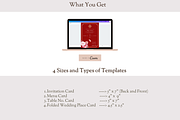 Asian Floral Wedding Invite - B1, an Invitation Template by YeeqsWedding (Thumbnail 2 of 8)