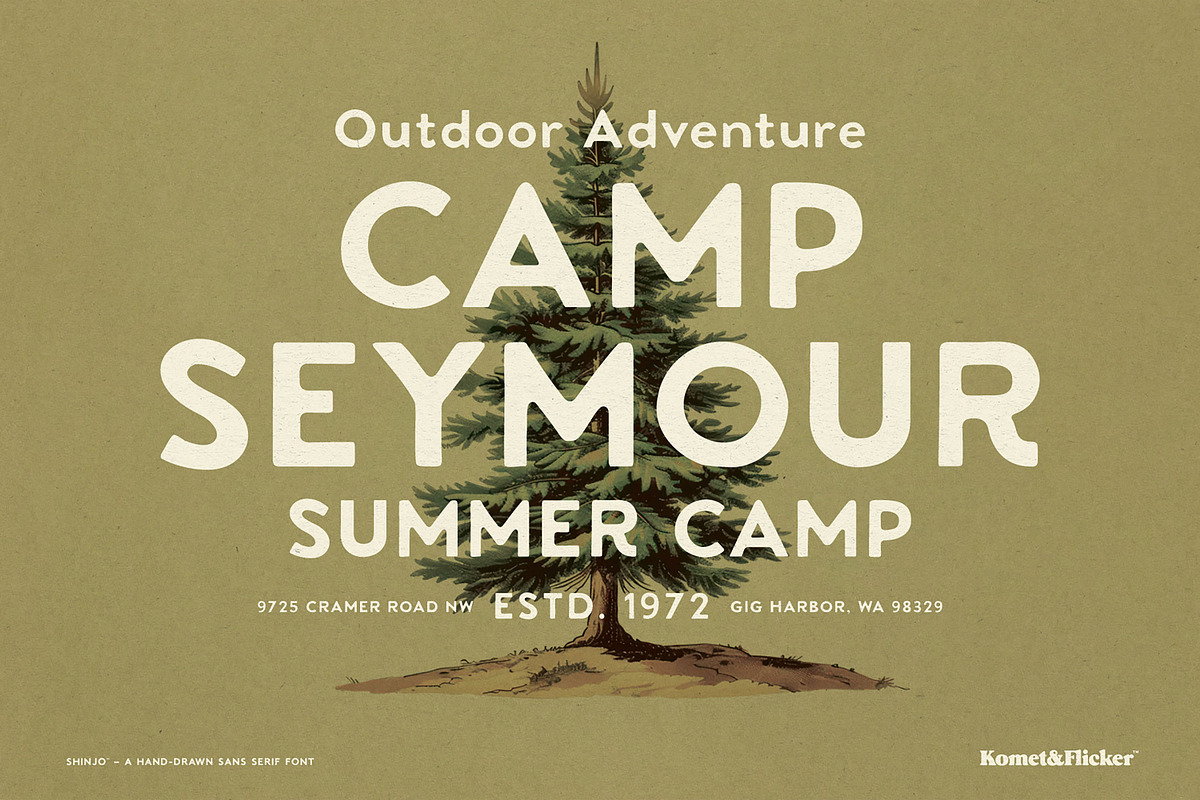 Shinjo - A Handmade Sans Serif, a Sans Serif Font by Komet & Flicker (Photo 11 of 15)