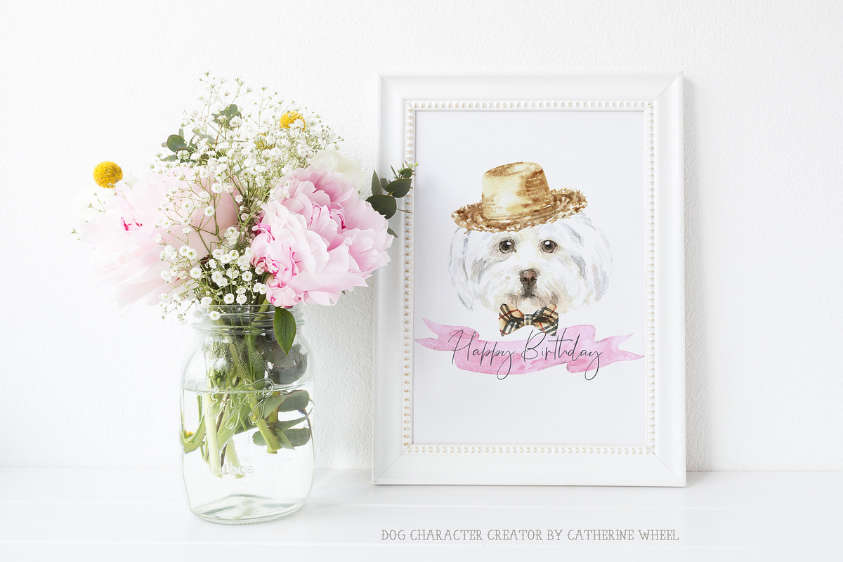 Dog Character Creator Animal clipart, an Animal Illustration by Catherine Wheel (Photo 2 of 19)