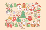 Cute Cozy Christmas Clipart Bundle, a Seasonal Illustration by Huxmay (Thumbnail 5 of 8)