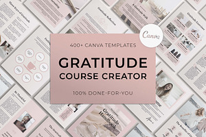 Gratitude Course Creator Canva