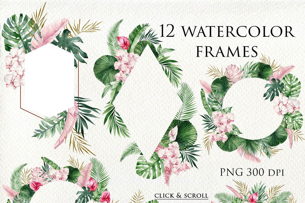 Tropical fantasy, a Pattern Graphic by Antikva17 (Photo 3 of 6)